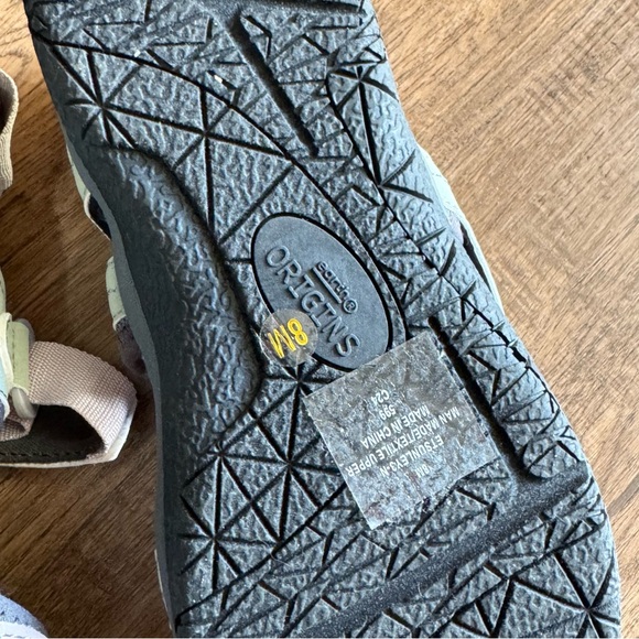 Earth Origins Suede Sandals Soft lavender, gray & green NWOT, Women’s 8 - Picture 8 of 10